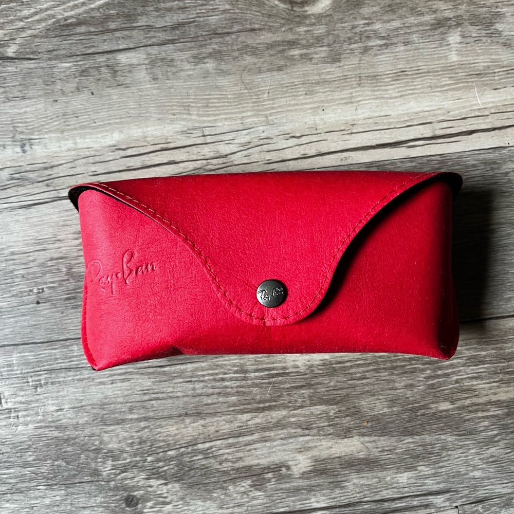 Ray-Ban Vibrant Red Eyewear Case